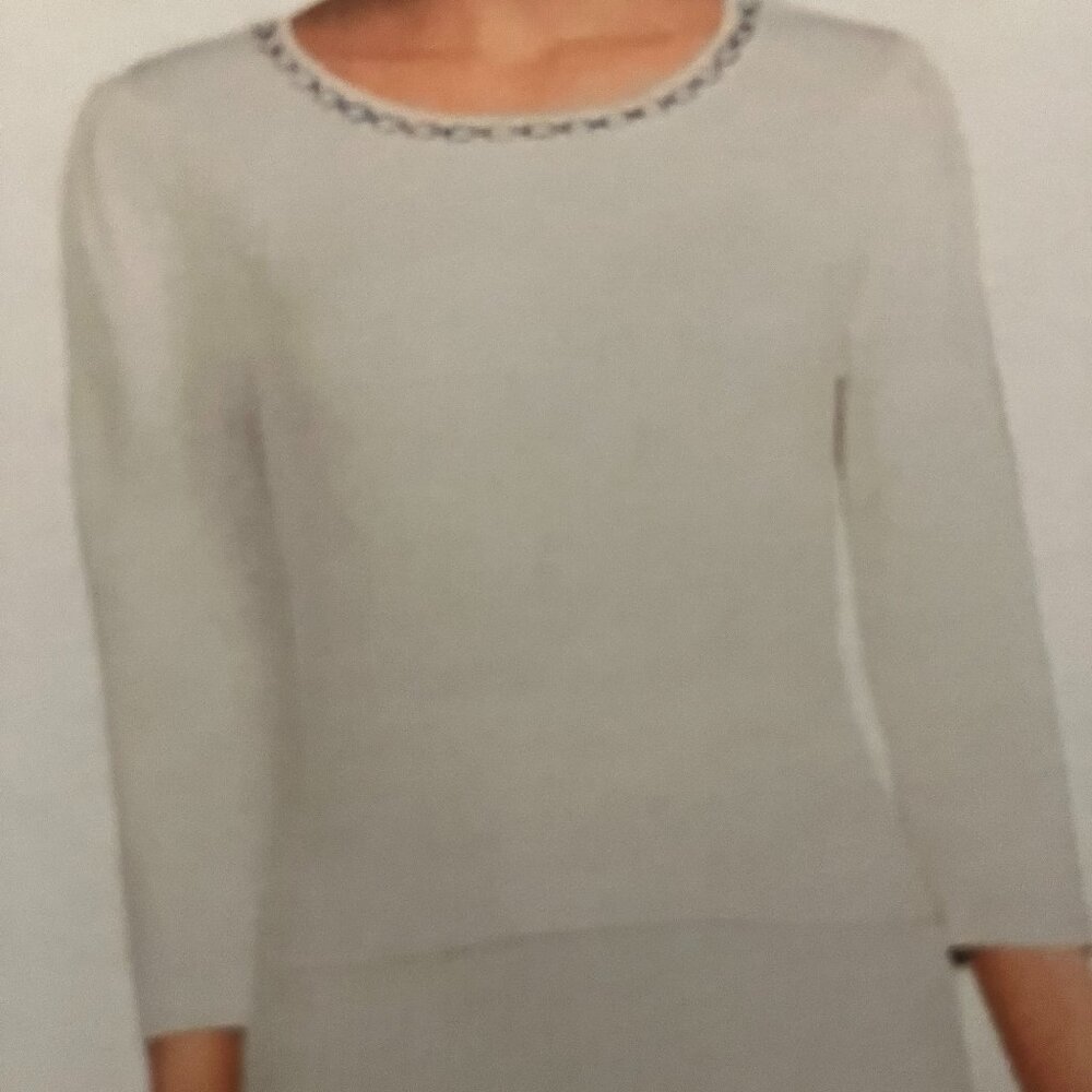 Nanette Lepore 2-Piece Ribbed Sweater & Midi Skirt Set,size M